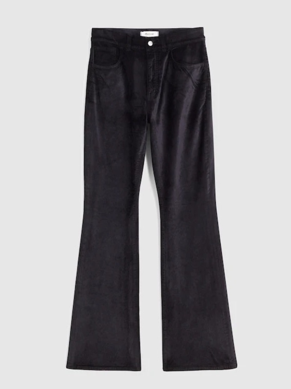 Madewell The Stretch Flare Pant in Velvet - Picture 6 of 8